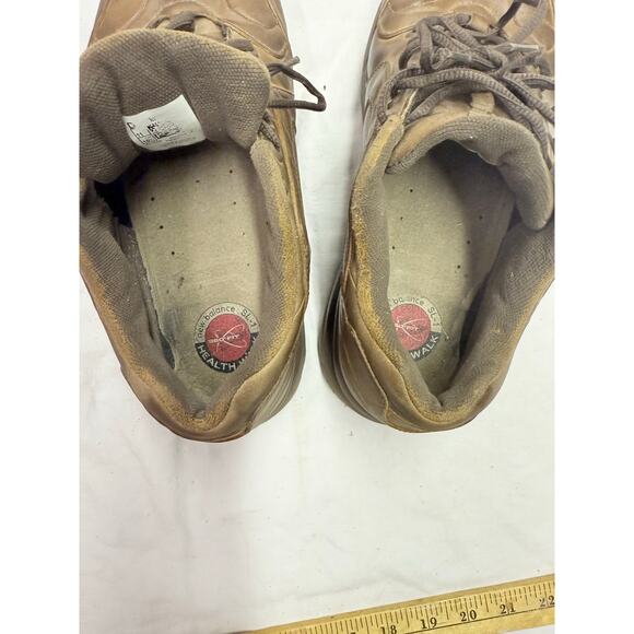 New Balance 627 shoes  Men's size 11D Brown leather Health Walk Walking Shoes - Picture 15 of 15